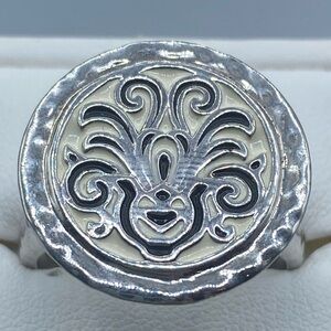 Ross Simons Hammered Sterling Silver Ring